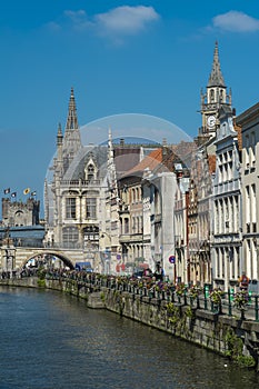 View of Medeival Ghent