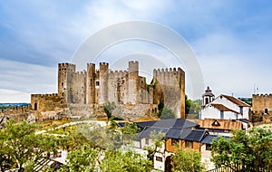 View on Medieval castle in the portuguese village of Obidos, Portugal