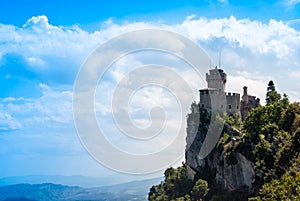 view of the medieval fortress De La Fratta or Cesta ov photo