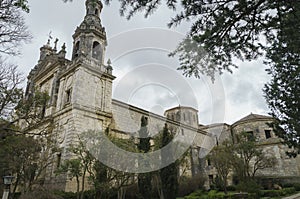 View of the medieval monastery of Santa Espina. photo