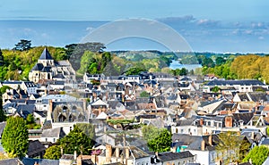 View of the medieval town of Amboise in France, the Loire Valley photo