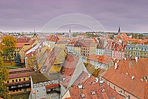 View of medieval town Cheb, Czech republic