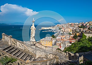 View of medieval town of Gaeta, Lazio, Italy