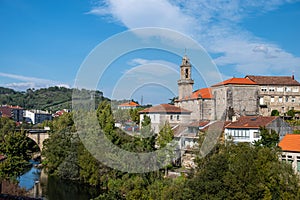 view of the medieval village of Ribadavia, Ourense. Galicia, Spain