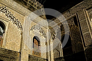 View of Medina in fes morocco, photo as background