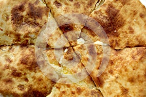 View of Megrelian Khachapuri