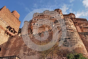 View of meherangarh fort