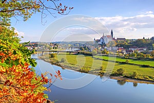 View of Meissen city in autumn, Saxony