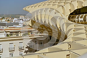 View from metropol parasol, seville,pain