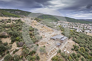 View of Metropolis ancient site in Izmir