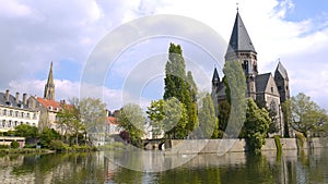 View of Metz city photo