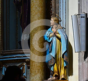 View in Mexico City-Inside the Metropolitan Cathedral 87