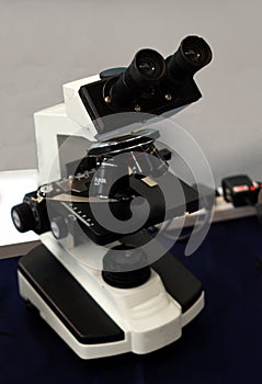 View of micro scope in clinical or pharma laboratory