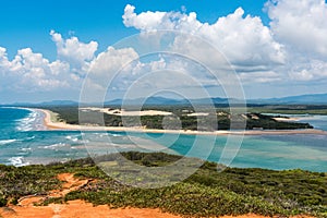 View of Middle Island from Bustard Head