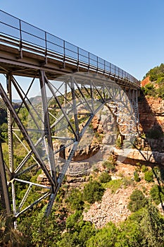 View of the Midgley Bridge over Wilson Canyon.