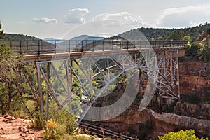 View of the Midgley Bridge over Wilson Canyon.