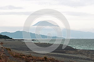 View of Miho no Matsubara beach
