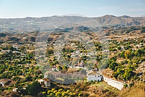 View from the Mijas village to Fuengirola town