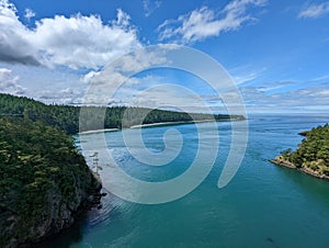 View of Miller Bay and Deception Pass