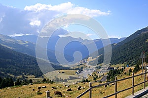 view from the Mirador Circ de Pessons, Pyrenees, Andorra