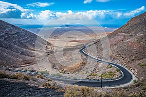 View from the Mirador de Femes in Lanzarote, Canary Islands, Spa