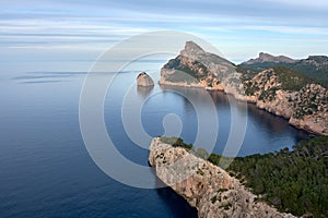 View from Mirador Es Colomer to Cap de Formentor, Mallorca