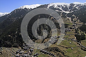 View from Mirador Roc del Quer in Andorra