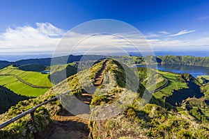 View from Miradouro da Boca do Inferno, Azores, Portugal