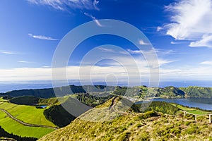 View from Miradouro da Boca do Inferno, Azores, Portugal