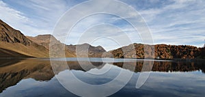 View Mirror lake Mountain leventina