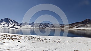 View of Miscanti Lagoon, Chile