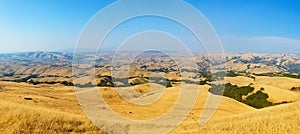 View from the Mission Peak, California