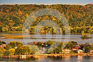 A View of the Mississippi River Near Guttenberg Iowa