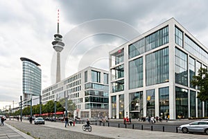 View of modern Architecture in Dusseldorf, Germany