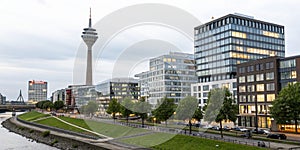 View of modern Architecture in Dusseldorf, Germany