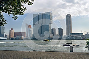 View of modern building of Rotterdam