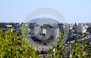 View of Upper Nazareth and Mount Tavor photo