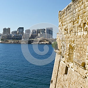 Sliema from the Fort of Valletta.