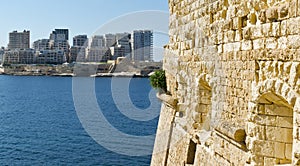 Sliema from the Fort of Valletta.