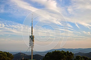 View of a modern tower.
