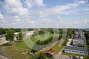 View from Modlin castle in Poland, Europe