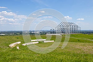 View of Moers, Germany. A lovely summer day
