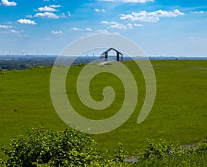 View of Moers, Germany. A lovely summer day