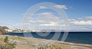 View of Mojacar from Macenas Beach