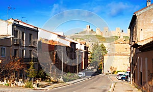 View of Molina de Aragon with castle photo