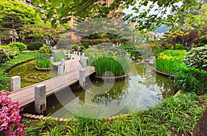 View of Monaco garden, Cote d'Azur