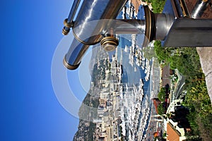 A view of Monaco - Montecarlo, France
