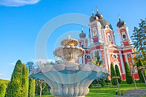 Monastery Curchi in the spring