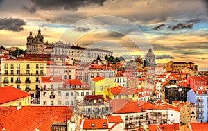 View of the Monastery of Sao Vicente de Fora photo