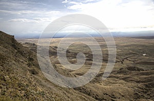 View from Monastery Udabno. Sagarejo municipality, the Gareji ridge.